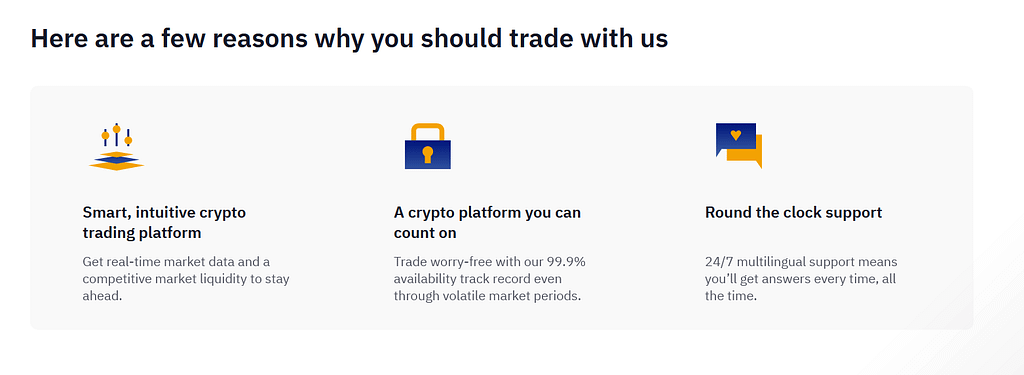Here are a few reasons why you should trade with us.