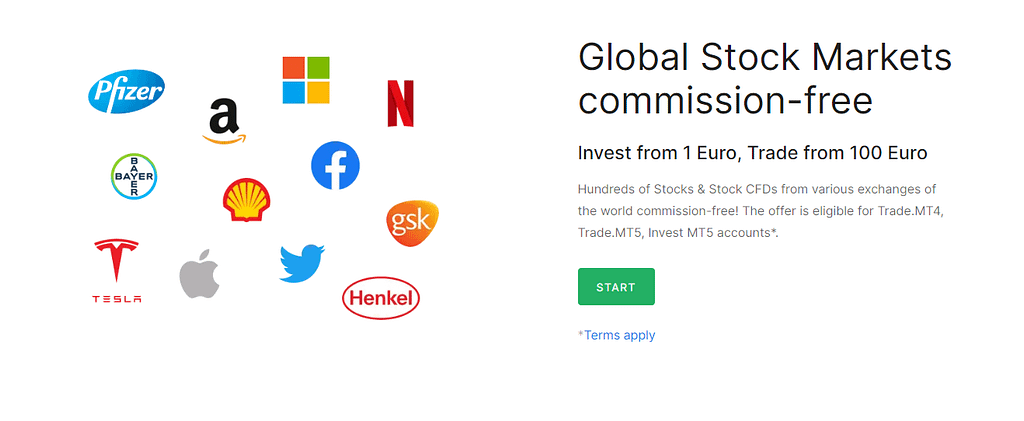 Admirals Global Stock Markets commission-free
