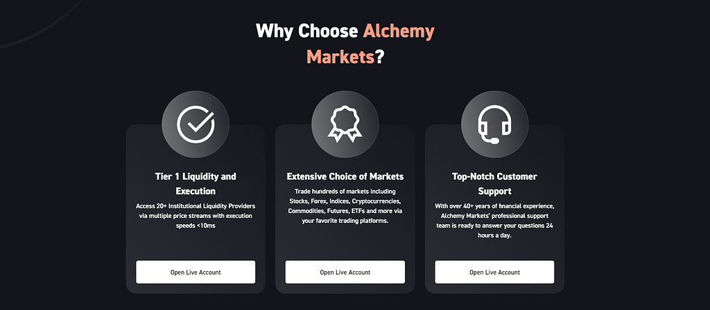 Why choose Alchemy Markets?