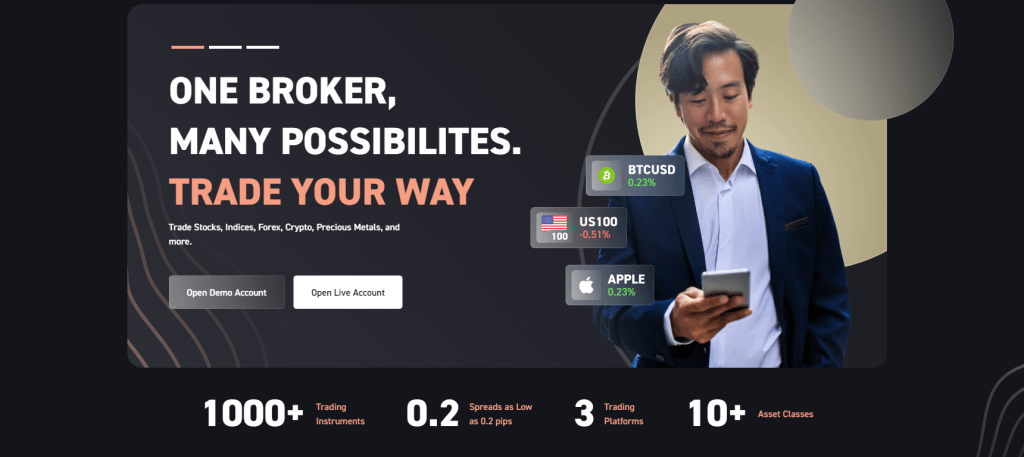 One Broker, Many Possibilities. Trade Your Way 