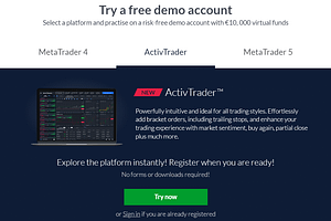 Try a free demo accout