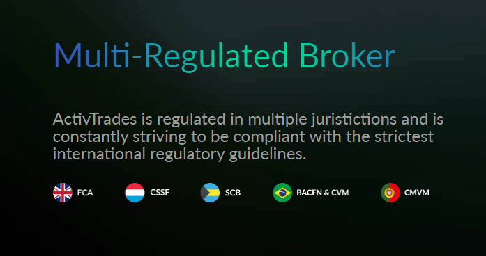 ActivTrades is regulated in multiple juristictions and is constantly striving to be compliant with the strictest international regulatory guidelines.