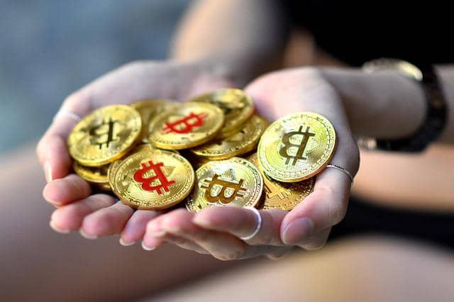 Giving bitcoins
